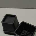 Bed Risers 3 Inch, Heavy Duty Square Furniture Frame Lift, Set of 4