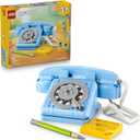 LEGO Creator 3 in 1 Retro Telephone Kids Toy - Home Decor for Bedroom or Kids Room - Building Toy and Learning Playset for Girls & Boys, Ages 8+ - Gift Idea for Birthdays or Special Occasions - 31174