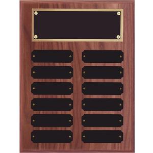 SHOP AWARDS AND GIFTS Perpetual Plaque Award Multiple Name Plate Holder Board (9 x 12 Inch)
