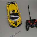 Growsland Remote Control Car, RC Cars for Kids 1:18 Electric Toy Car Hobby Racing Car Toys with Lights & Controller, Christmas Birthday Gift for 3 4 5 6 7 8 9 Year Old Boys Girls (Yellow)