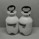 Chapin 22000 Made in USA Value Pack of 2 Units, 1 Gallon Lawn and Garden Pump Pressured Sprayer, for Spraying Plants, Garden Watering, Lawns, Weeds and Pests, Translucent White
