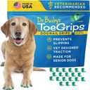 Dr Buzby's Large ToeGrips for Dogs - Instant Traction on Wood/Hardwood Floors - Anti Slip Relief - Grippers for Senior Dogs - Stop Sliding Instantly - Rubber Nails for Paws - 1 Pack (20 Grips)