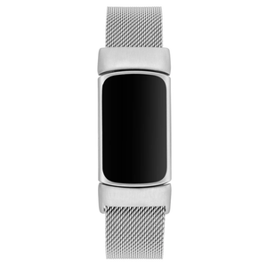 WITHit Stainless Steel Mesh Band for Fitbit Charge 5, Silver