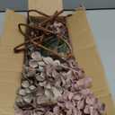 Fake Flowers Hydrangea Silk Flowers With Stems White Flowers Fake Flowers In Vase Hydrangea Artificial Flowers Winter Flowers Artificial For Decoration Vase Decor 24"Brown 8PCS Wthout Vase