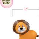 ArtCreativity Vinyl Zoo Animals Toys (Pack of 12) - Assorted Squeezable Toys Safari Animals Figures - Safari Birthday Party Favors for Kids, Jungle Figures for Fun Bath & Play Time