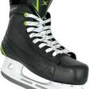 TronX Stryker 3.0 Senior Adult Men Women Junior Kids Ice Hockey Skates, New Model (Skate Size 8 (Shoe Size 9-9.5))