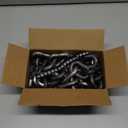 6 Ft Funny Dog Leash - Giant Plastic Chain Leash with Puppy Collar for Small Dogs, Cats, and Puppies - Black Funny Chain Dog Leash