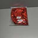 Raiten 100 Pcs Heart Foil Balloons 10 Inch Heart Romantic Love Shaped Balloons Valentine Decorations for Valentine's Day Wedding Proposal Birthday Party(Red)