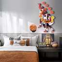 UNICRAFTALE Hand Shapes Black Basketball Holders Wall Mount Art Decor Stand Hand Sculpture Ball Holder Basketball Storage Rack Organizer Display Case for Ballr Gifts for Men Gamers 8.66"x6.69"x3.35"