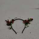 Christmas Antler Horn Headbands Reindeer Hair Band Xmas Deer Headwear, Antler Ear Hair Hoop Christmas Head Bopper Cosplay Costume Tiara
