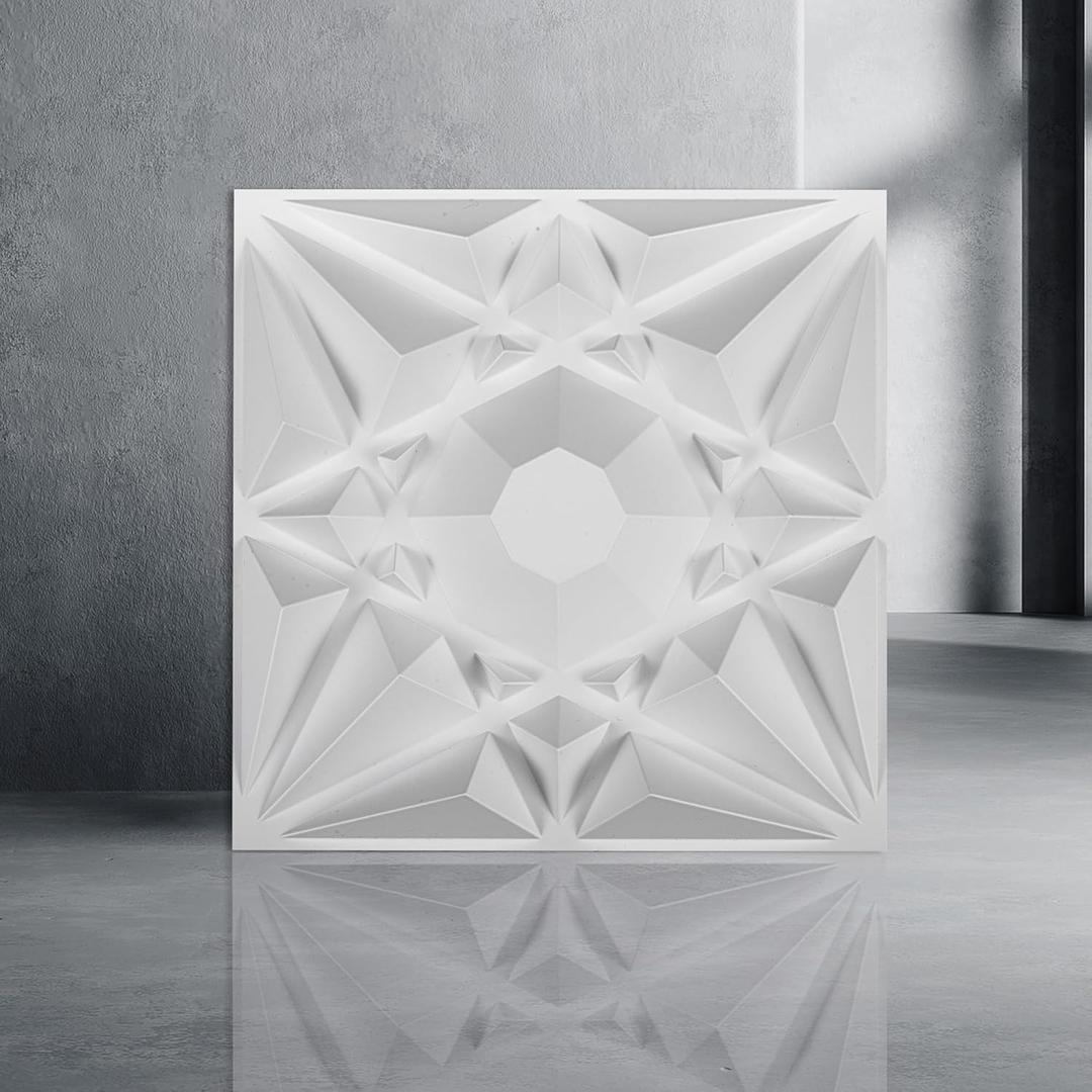 33 Pack 3D Wall Panels for Interior Wall Decor,Peel and Stick WallPanels12''x12'' Decorative Wall Panels for Gaming Room, Living Room,TV Background