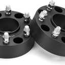 dynofit 2 inch Wheel Spacers 6x5.5 for Silverado 1500 Sierra 1500 | 6x139.7 Hub Centric Spacers 78.1 Hub Bore M14x1.5 Studs | Fits Tahoe, Suburban, Yukon, Escalade, Avalanche | 2-Pack Forged Aluminum