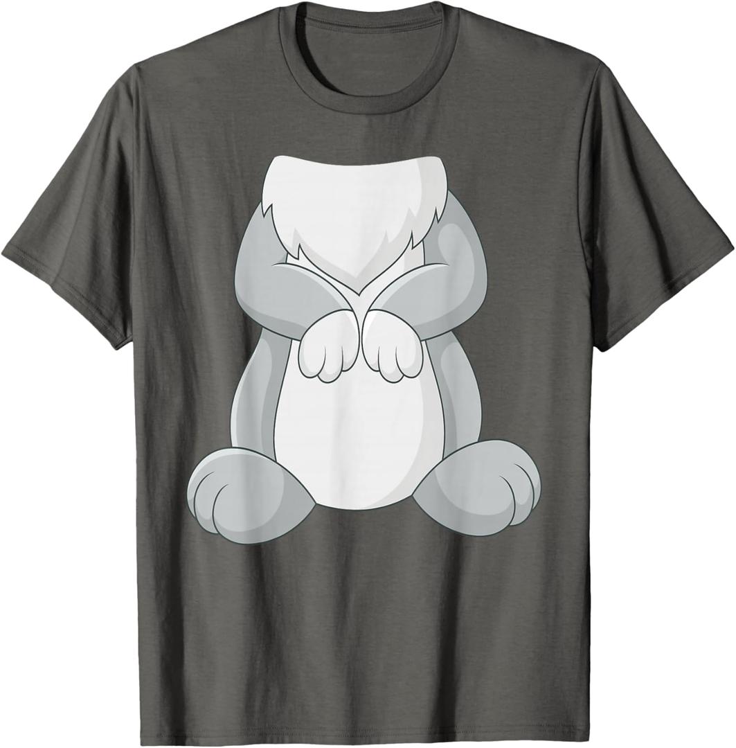 Rabbit Shirt Adult Men Women Kids Bunny Rabbit Costume T-Shirt Small
