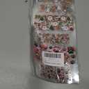 42PCS Merry Christmas Bow Ghost 3D MINI UV DTF Cup Wrap Stickers for 40 OZ Tumbler Keychain Candy Cane Holly Christmas Tree mini UV DTF Cup Wraps for 40 OZ Cups Key Pendant Snowflake Book