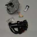 LABLT A complete ignition switch kit with Fuel Tank Cap Seat Lock and 2 Pack Key Replacement for CBR600RR CBR1000RR CBR600F4i CBR900RR 2007-2014