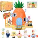 Toy Building Brick Blocks Toys Sets Display Box kit Action Figures Pineapple House Patrick Stone Star Home for Boys and Girls Kids Age 2-4, 3-5, 5-7, 8-12 Fans Gift (2313 pcs)