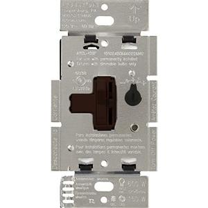 Lutron Ariadni/Toggler LED+ Dimmer Switch for Dimmable LED, Halogen and Incandescent Bulbs, 150 Watt, Single-Pole or 3-Way, AYCL-153P-BR, Brown