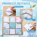 18 Pcs Turtle Desk Accessories, 9 Pads Cute Sticky Notes, 9 Kawaii Pens, 3 x 3 Inches Notepads Memo Pad for Office Supplies Meeting Students School Decor Teacher Gifts