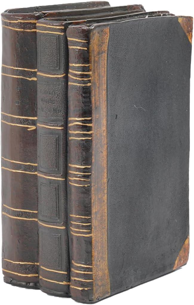 Decorative Books Coffee Table Books Decor - Resin Retro Classical Fake Decorative Books Set of 3 for Living Room, Office, Mantle Shelves Decor 4.5 * 3 * 6.5 Inch Guichifun