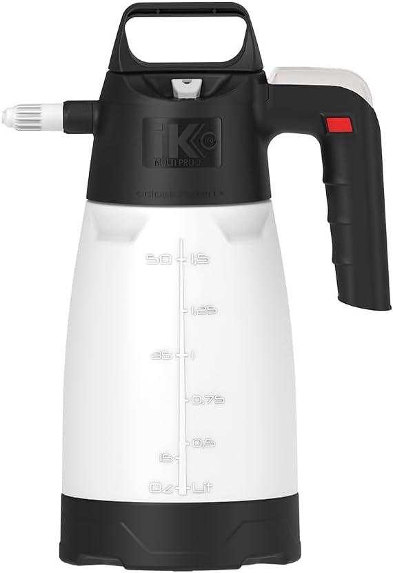 iK Multi Pro 2 360 Sprayer - Pressurized Sprayer Works Upside Down. Suitable for Alkaline, Neutral, and Acidic Liquids; Perfect for Shops, Garages, Car Detailing - 50 oz
