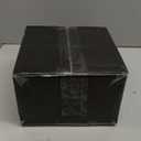 Nervure 50 Pack Blue Plastic Bowls with Gold Rim - 12oz Disposable Soup Bowls - Heavy Duty Dessert Bowl, Salad Bowls & Ice Cream Bowl for Weddings, Parties, Dinners, and Everyday Use