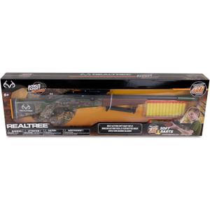 NKOK Realtree: Soft Dart Hunting Rifle - Green - Kids Toy, Bolt Action Shoots Up to 40 Feet, Includes 12 Soft Darts & Practice Target, Ages 6+
