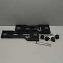 Hovadova Adjustable Computer Tower Stand, Mobile PC Stand for Floor with 4 Locking Caster Wheels Fits Most PC, Under Desk CPU Holder for Office, Gamers and Students (Black)