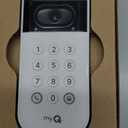 myQ Smart Garage Door Video Keypad with Wide-Angle Camera,Customizable PIN Codes,and Smartphone ControlTake Charge of Your Garage Access Works with Chamberlain, LiftMaster and Craftsman openers,White