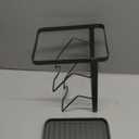 304 Stainless Steel Kitchen Pot Lid Storage Rack, Pot Lid Holder while Cooking, Pot Lid Organizer with Removable Tray & Spoon Rest,Waterproof & Rustproof (Grey, 2 Layer)