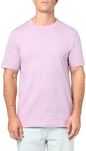 BOSS Men's Tonal Woven Patch Logo Jersey T-Shirt L BOSS Men's Tonal Woven Patch Logo Jersey T-Shirt L