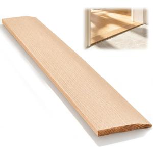 Tandefio 36" Solid Oak Floor Reducer Transition Strip 5" Wide, 5/8" High