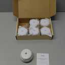 AEGISLINK Interlinked Smoke Detector, Smoke Alarm with Replaceable Battery, Wireless Interconnected Smoke Alarm, S-RF500 (RF Interlinked, 6-Pack)