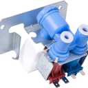 BlueStars Ultra Durable WR57X10051 Refrigerator Dual Inlet Water Valve - Compatible with G.E & Kenmore Refrigerators