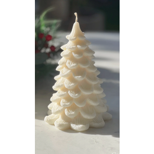 5 Pieces Christmas Soy Candles Scented Candles Winter Christmas Tree Cone Candles Home Decor Pinecone Candle Handmade Wax Candle for Bedroom Bathroom Party 