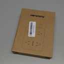 Surge Protector Power Strip - HANYCONY 8 Outlets 4 USB (2 USB C) Charging Ports, Multi Plug Outlet Extender, 5Ft Braided Extension Cord, Flat Plug Wall Mount Desk Charging Station for Home Office ETL (White)