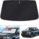 KUST Windshield Sun Shade for Ford Maverick Accessories 2022-2024 2025 2026 Window Sunshade Sun Visor Protector Foldable Blocks UV Rays Keep Car Cooler