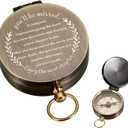 Compass Gift-Retirement Gifts for Men, Compass Present You Will Be Missed for Men, Coworker Leaving Farewell Going Away New Beginnings Gifts for Coworker Friends Him Nurse Boss Teacher Employee