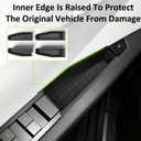4 Door Handle Storage Box for Cybertruck Accessories, Compatible with Tesla Cybertruck 2025 2024, Inner Front&Rear Door Handle Storage Organizer, Interior Grab Tray Pocket ABS Plastic, 4 PCS