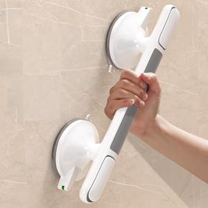 Grab Bars for Bathtubs and Showers, 12 inch Shower Handle, Non-Slip Handrail Safety Grip for Seniors No Drilling, Grab Bars for Elderly for Wall, Shower Handles for Elderly Suction, Bathroom Accessories