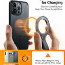 TORRAS 2025 Upgrade (Gen 6.0) Magnetic Phone Grip Holder Kickstand with Braided Strap, Fit for MagSafe Ring Removable, for iPhone 17 16,15, 14, 13 12 Pro/Max Samsung Galaxy, Google, Bronze Black