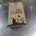 12FT Halloween Inflatable with LED Light, Kalolary Giant Pumpkin Halloween Outdoor Decoration Scary Pumpkin Skeleton Blow up Inflatable for Home Family Party Halloween Holiday Yard Lawn Indoor Decor