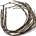 5PCS Artificial Lifelike Curly Willow Branches Decorative Dried Birch Twigs 25.9 Inch Fake Bendable Sticks Stems for Craft Vases Home Wedding Decor