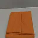 JELLYMONI Pillowcases Standard Set of 2 Washed Cotton Envelope Pillow Covers LinenLike Texture,Amber Orange 20×26in Bed Pillow Cases Soft Breathable (Pillows are not Included)