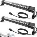 HNRLOY Wall Washer Light 2 Pack,36W 4000K Natural White Wall Washer Lighting,2FT 120V LED Linear Outdoor Wall Wash Light Bar for Garden,Backyards,Building,Courtyards Lighting