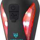 2 x Bike Tail Light for Night Riding, Rear Bike Light Rechargeable, Road Mountain Cycling Accessories for Adults, Bicycle Lights Rear with Projection Reminder