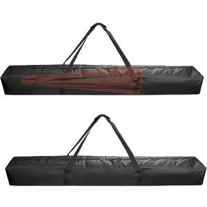 LUEXBOX 2Pack 57 Inch Patio Umbrella Storage Bag for Outdoor, Nylon Beach Umbrella Folding Cover, Heavy Duty Zipper Travel Carrying Duffle Bag for Sports, Beach