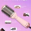 1300W Hair Dryer Brush,4 in 1 Blow Dryer Brush Anti-frizz Ceramic Titanium Barrel with ALCI Safety Plug Professional Salon Hot Air Brush for All Hair Types (Rosegold)