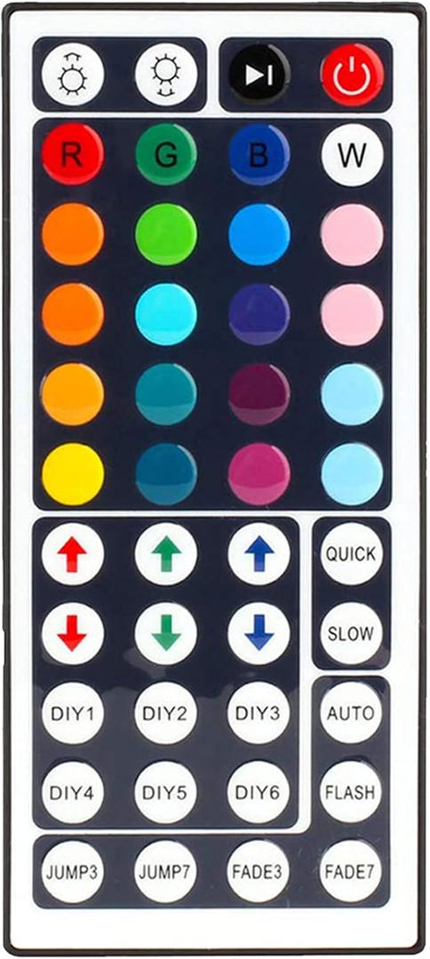 44 Keys RGB LED Light Strip Remote Controller Infrared Led Light Remote Replacement for SMD 5050 2835 3528 Led Strip Lights