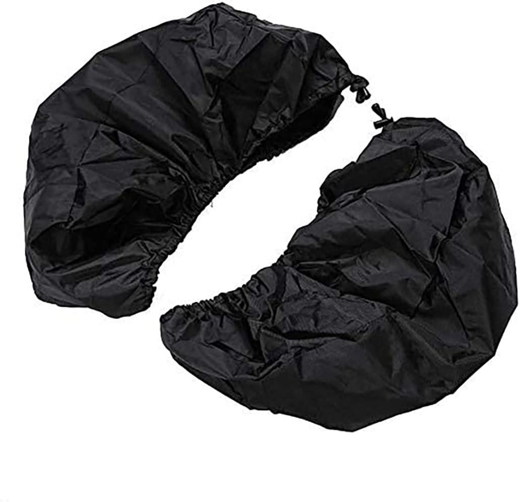 ONETK Waterproof Saddlebag Speaker Audio Lid Bras/ Lid Covers fits for Harley Davidson Touring Electra Glide Road Glide Street Glide Road King models 1994-2020, Black