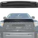 New Front Upper Hood Bulge Molding Grille Trim Fit For Toyota Tundra 2014 2015 2016 2017 2018 2019 2020 2021 Gloss Black